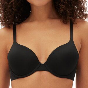 #554 Gap GapBody Women's Everyday Essentials T-Shirt Bra GPW00351 - True Black